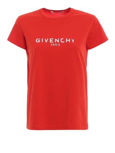 red givenchy tshirt|Givenchy t shirt price.